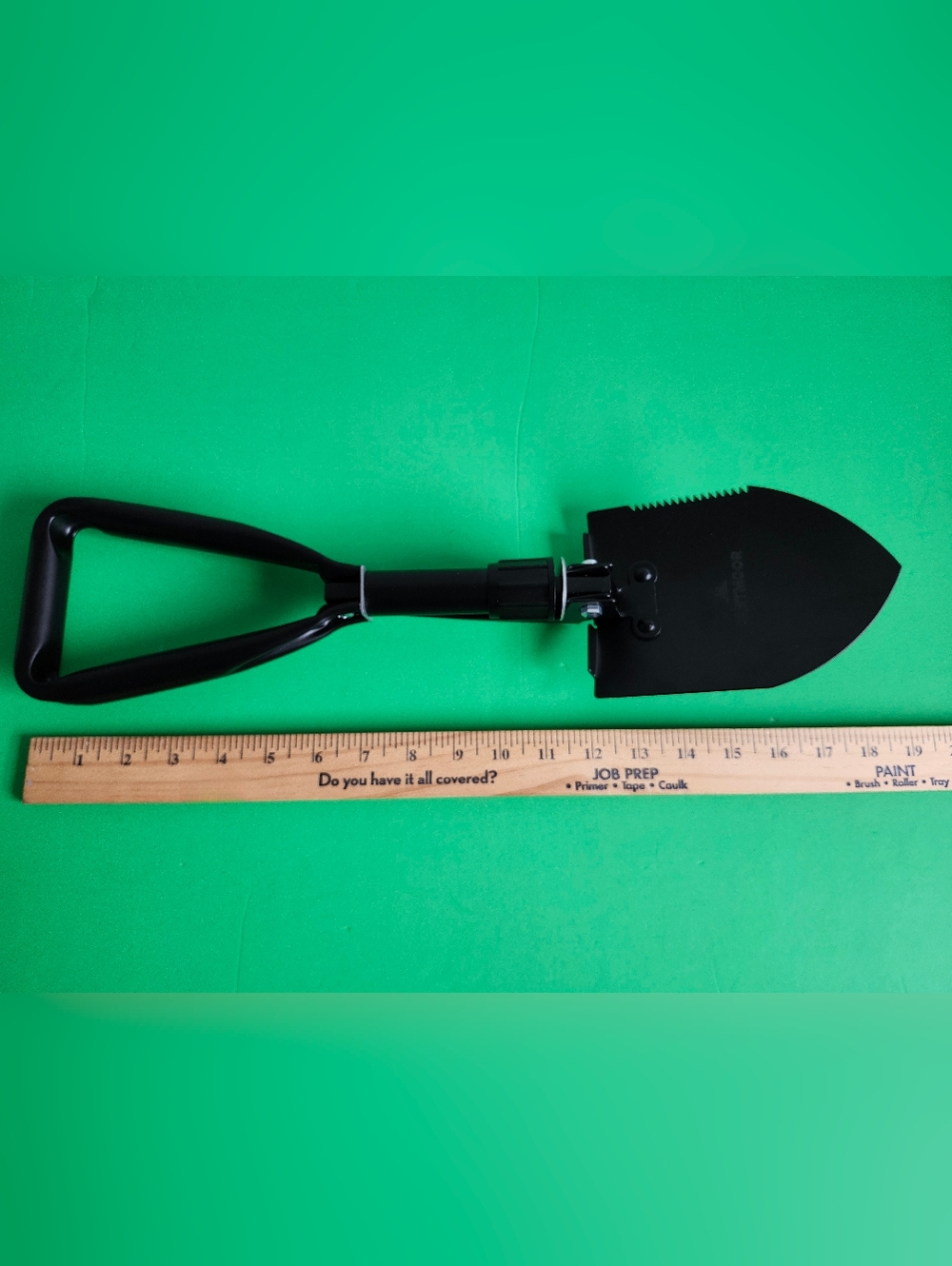 Compact Folding Camping & tool  Survival Shovel with Case- Black New w/o Tags